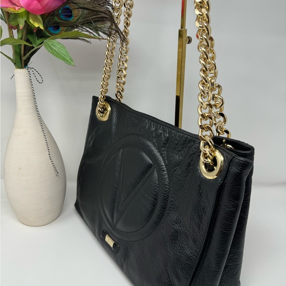 💯Authentic Valentino by Mario Valentino Luisa Genuine Leather Tote Bag - Picture 2 of 5